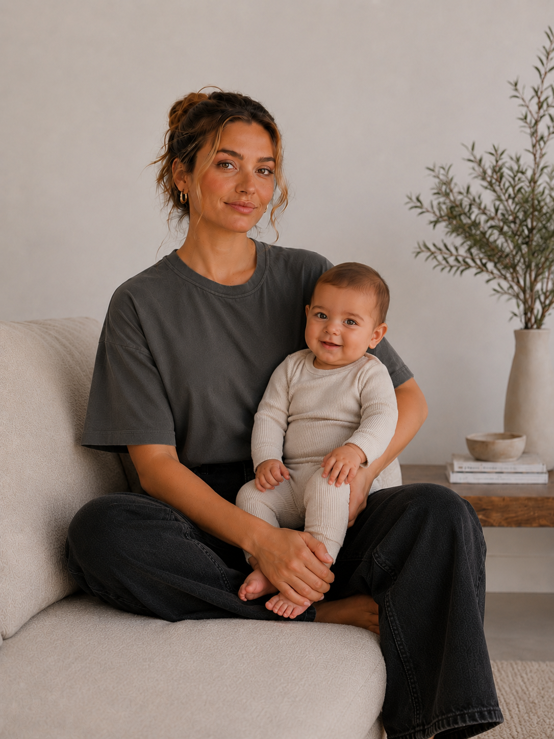 Fawn Soft Touch Nursing Tee - Oversized Fit