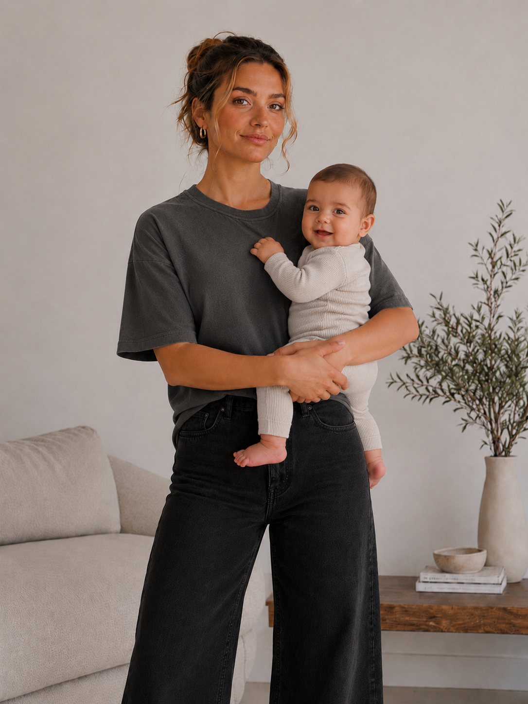 Fawn Soft Touch Nursing Tee - Oversized Fit
