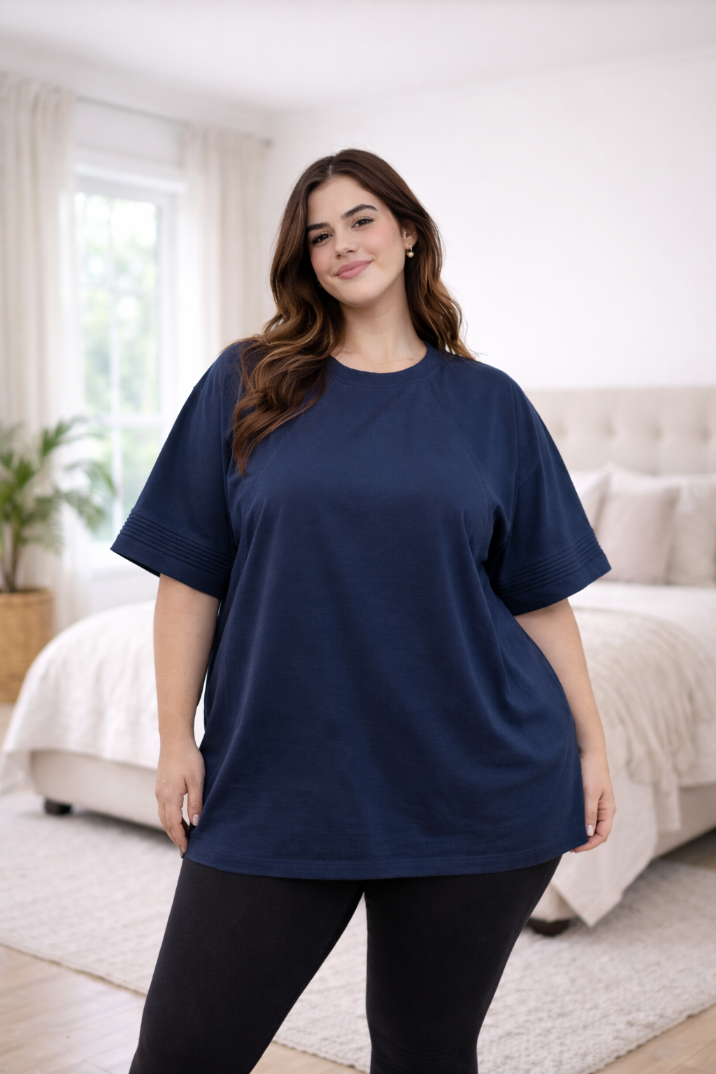 Serene Nursing Tee - Oversized Fit