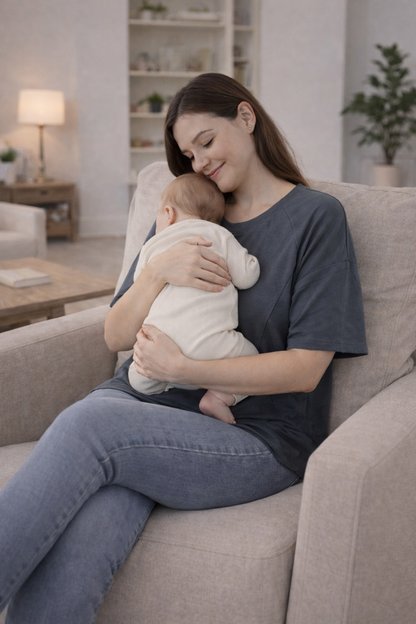 Fawn Nursing Tee - Oversized Fit