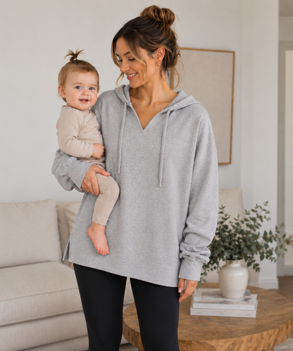 V-Neck Nursing Hoodie