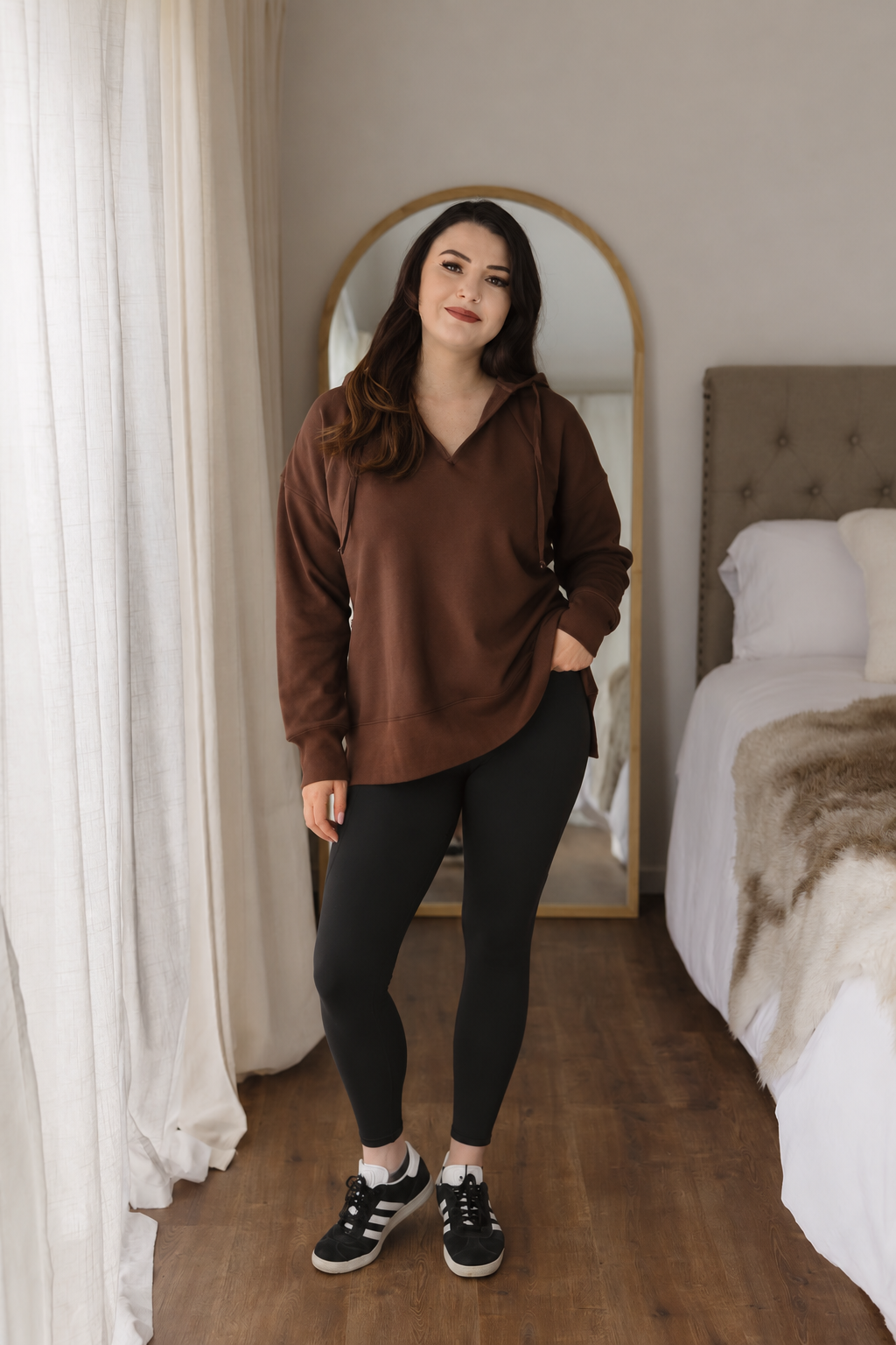 V-Neck Nursing Hoodie