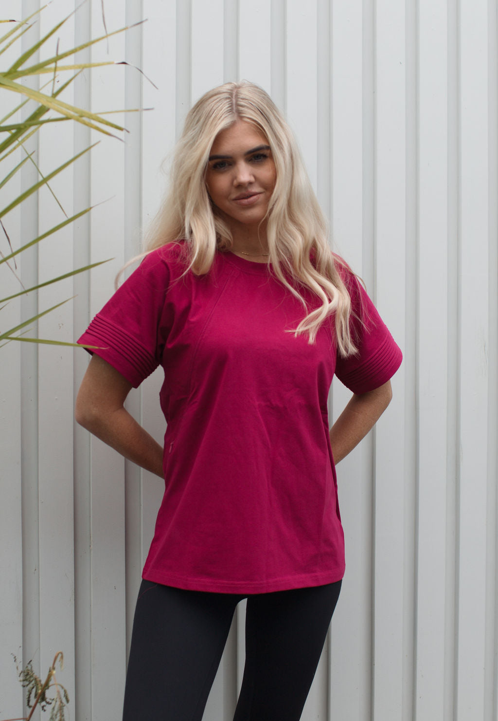 Serene Everyday Nursing T-Shirt (Rose Purple)