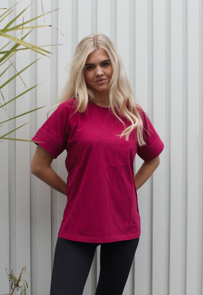 Serene Everyday Nursing T-Shirt (Rose Purple)