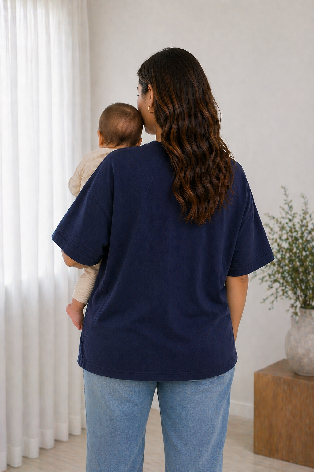 Serene Nursing Tee - Oversized Fit