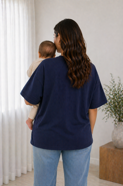 Serene Nursing Tee - Oversized Fit