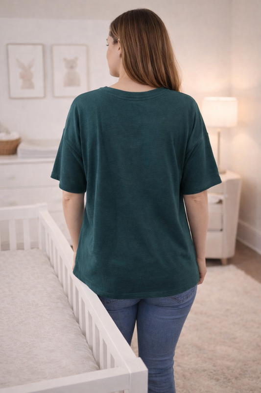 Fawn Nursing Tee - Oversized Fit