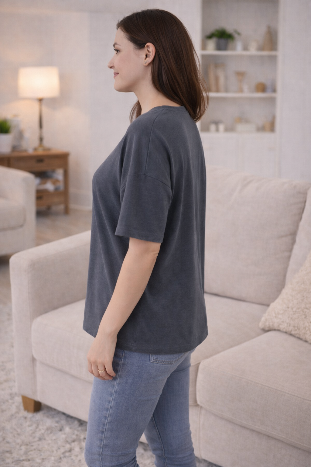 Fawn Nursing Tee - Oversized Fit