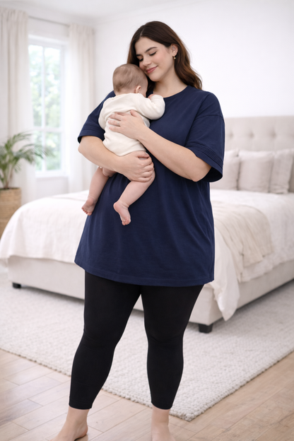 Serene Nursing Tee - Oversized Fit