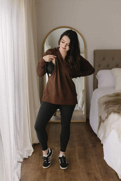 V-Neck Nursing Hoodie