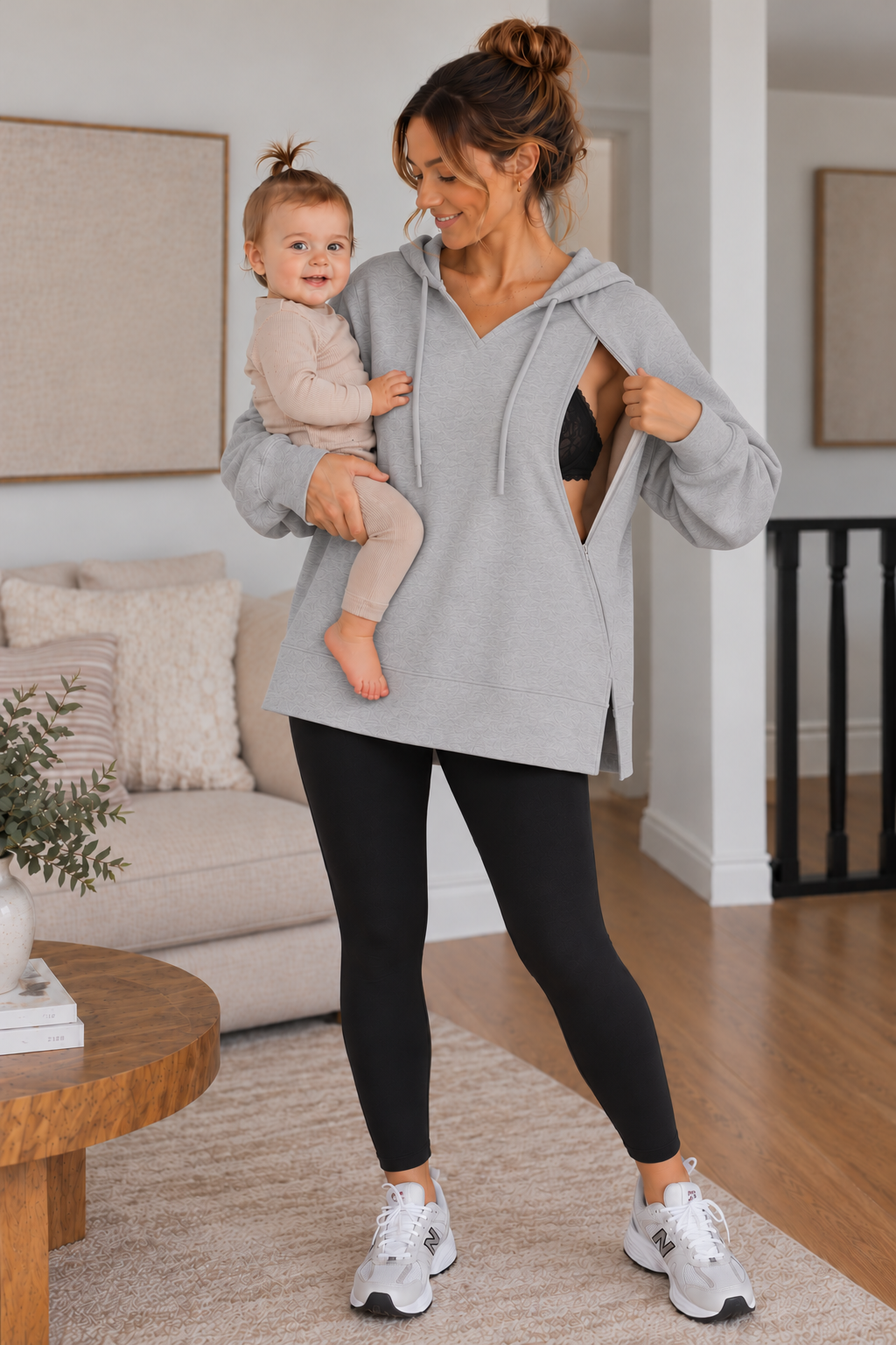 V-Neck Nursing Hoodie