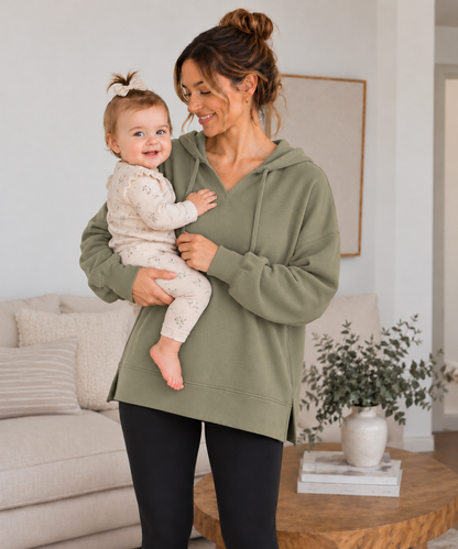 V-Neck Nursing Hoodie