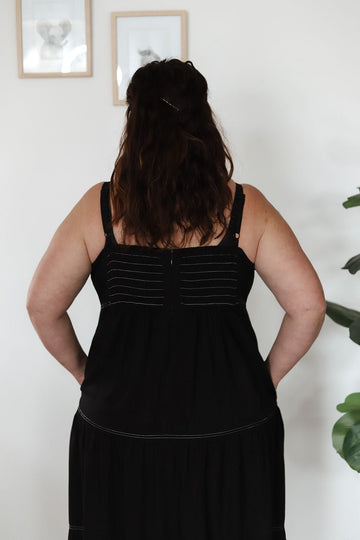 Black Nursing Maxi Dress – Under The Pump Nursingwear